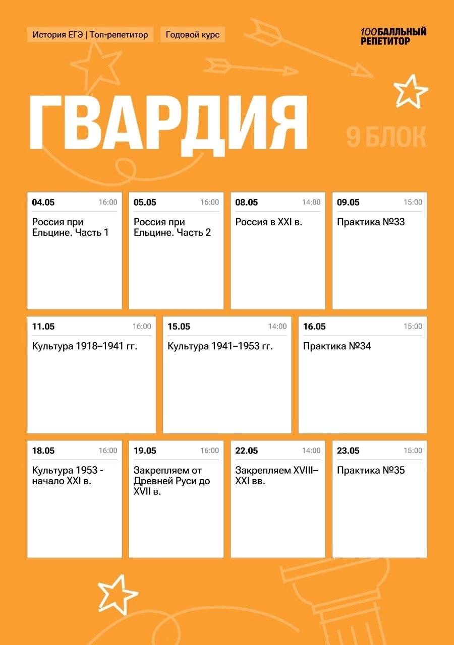 Май — программа курса, изображение 1