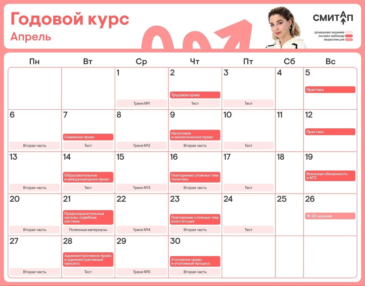 Апрель ☀️ — программа курса, изображение 1