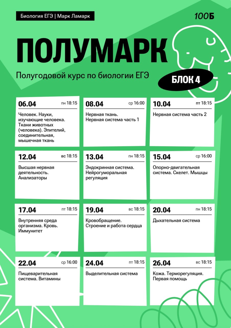 Апрель ☀️ — программа курса, изображение 1