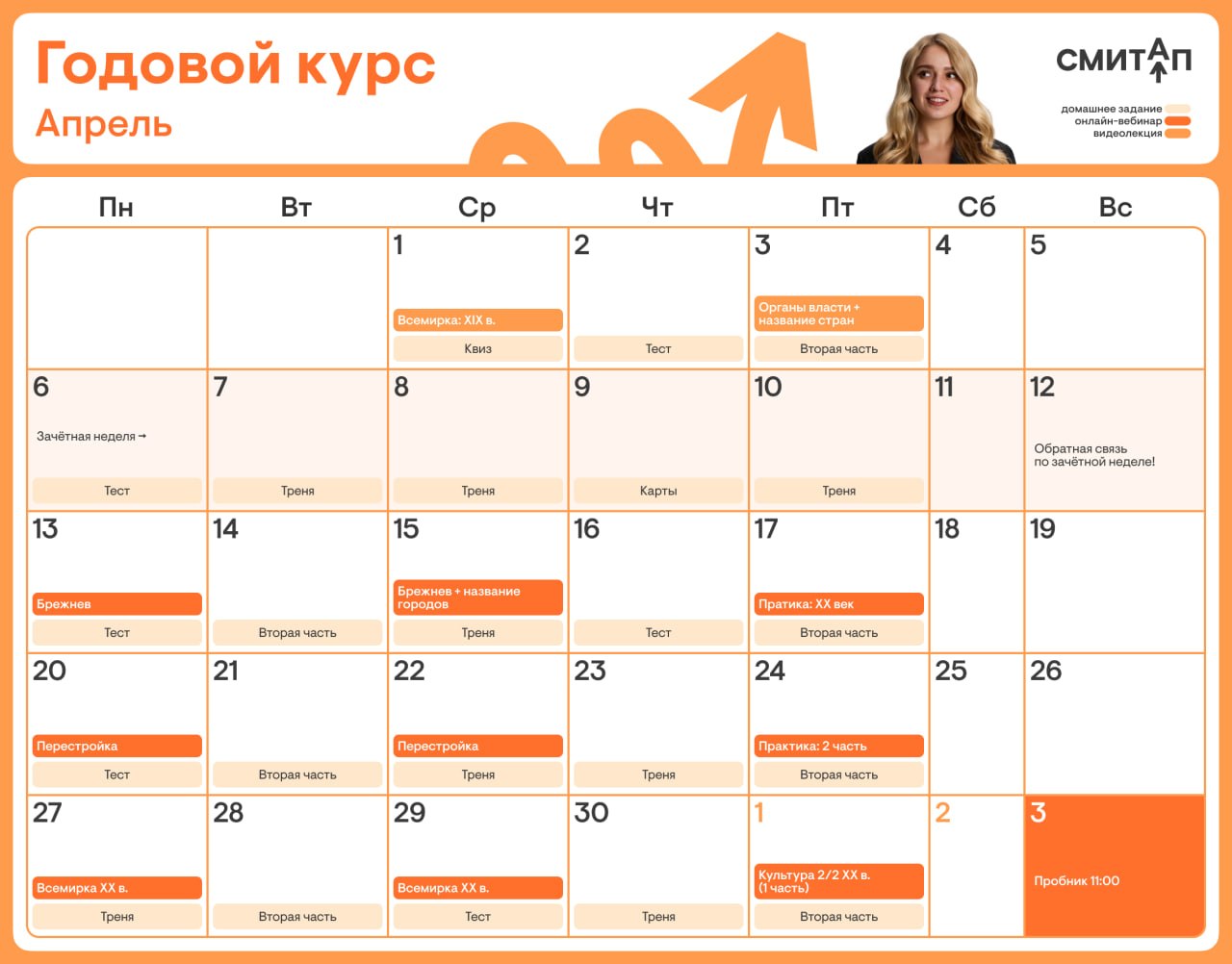 Апрель ☀️ — программа курса, изображение 1