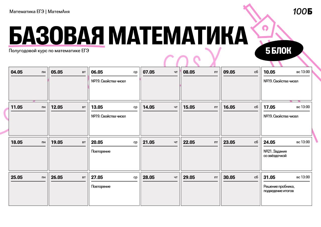 Май 🌱 — программа курса, изображение 1