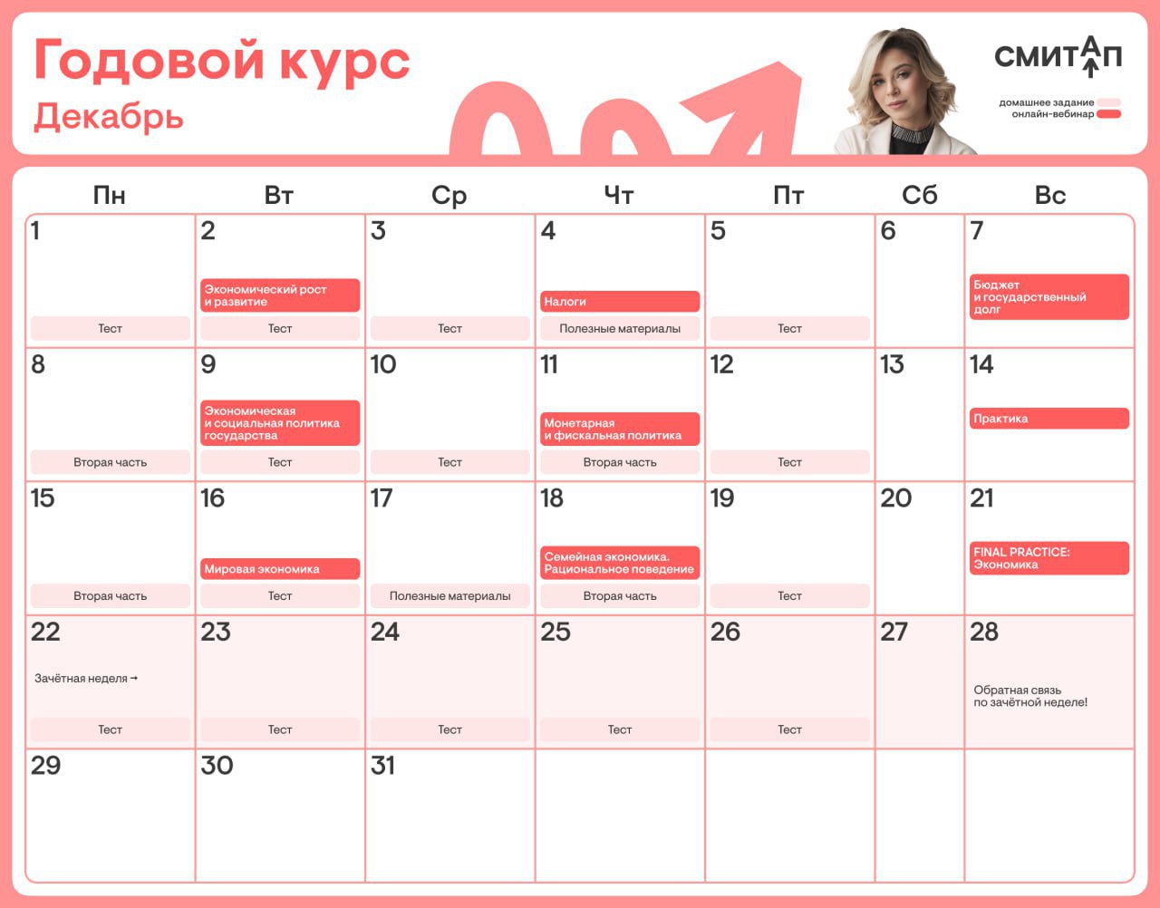 Декабрь ☃️ — программа курса, изображение 1