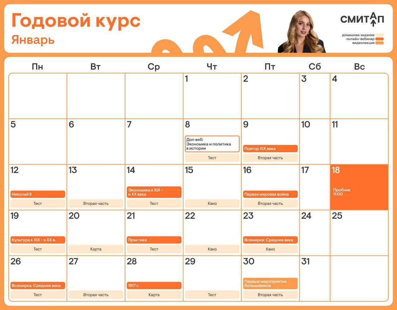 Январь 🎄 — программа курса, изображение 1