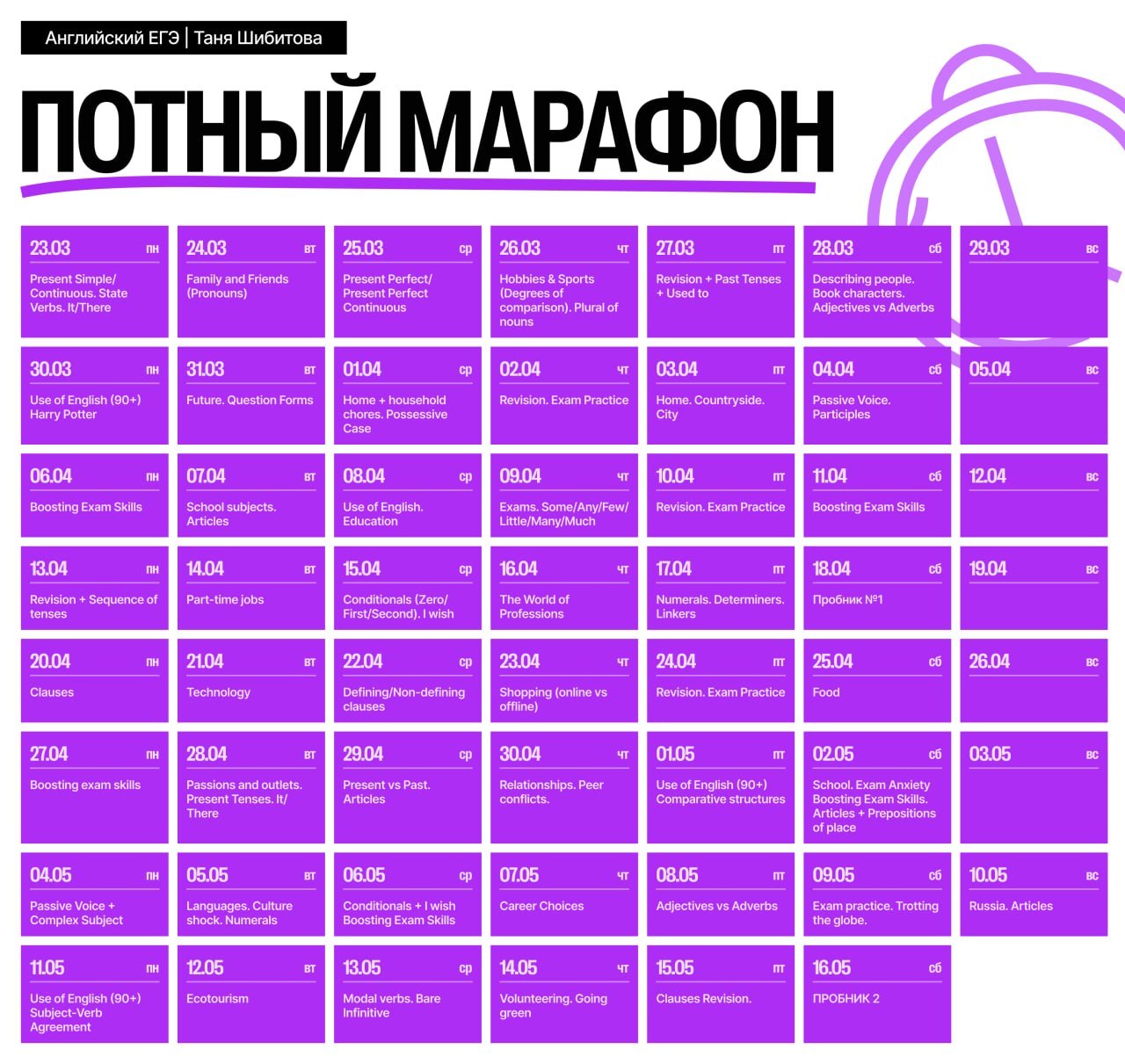 Английский 🇬🇧 — программа курса, изображение 1
