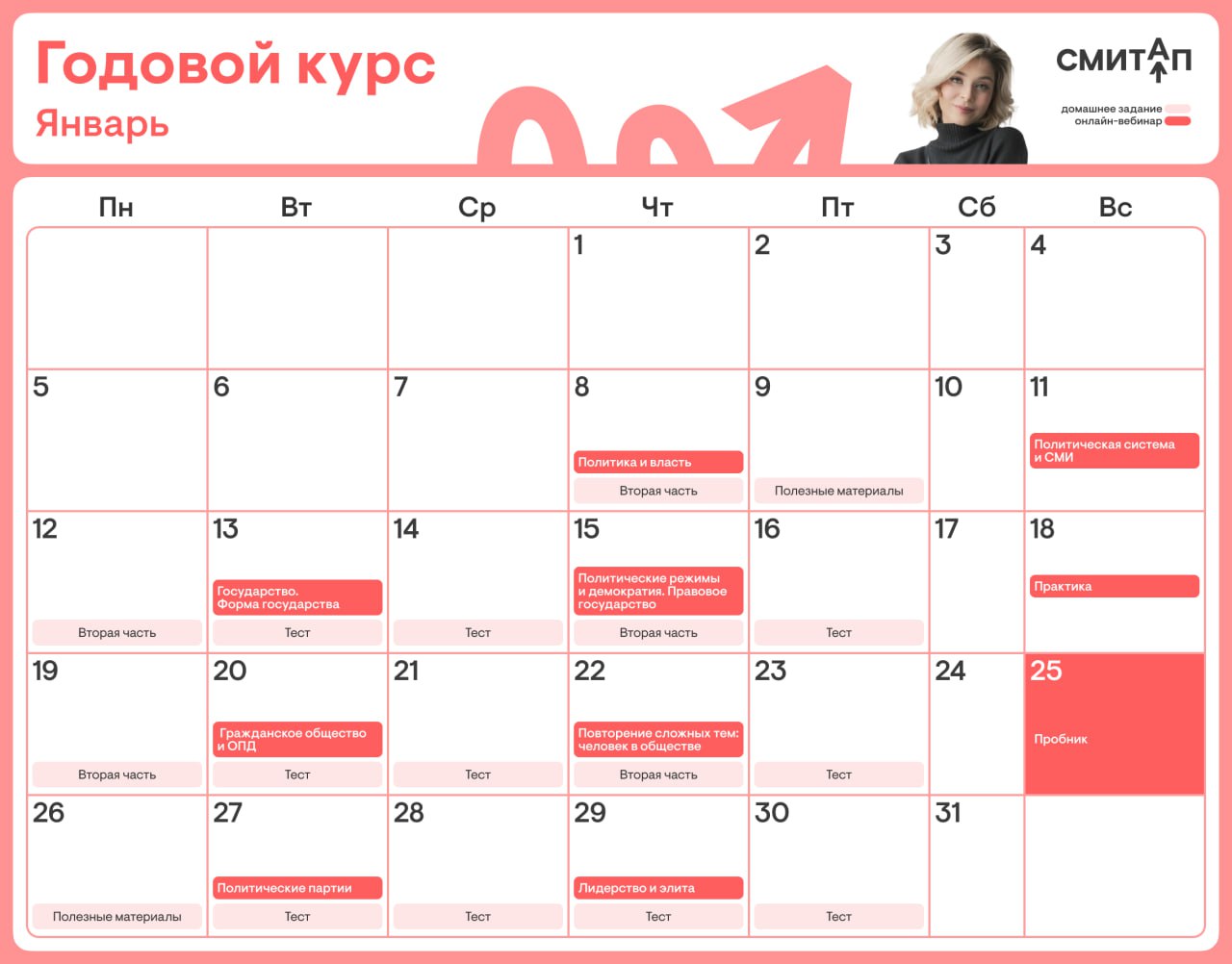 Январь 🎄 — программа курса, изображение 1