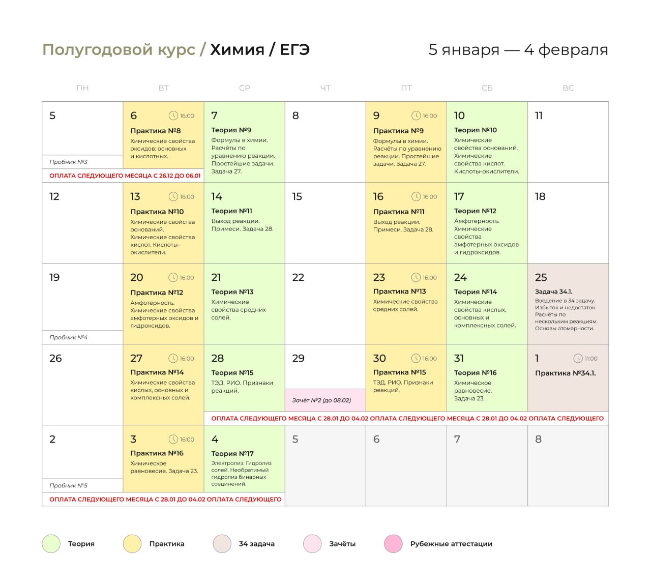 Февраль ❄️ — программа курса, изображение 1