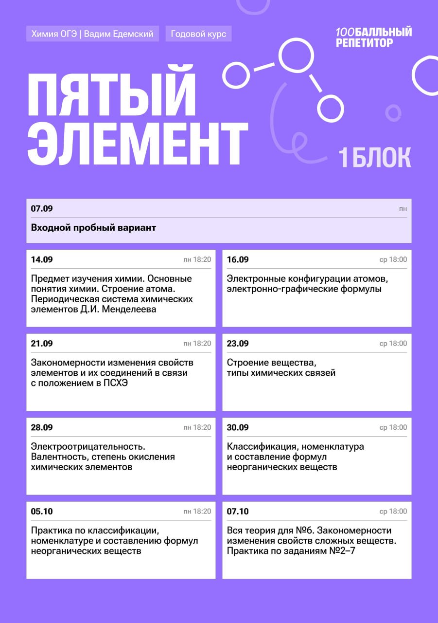 Сентябрь — программа курса, изображение 1